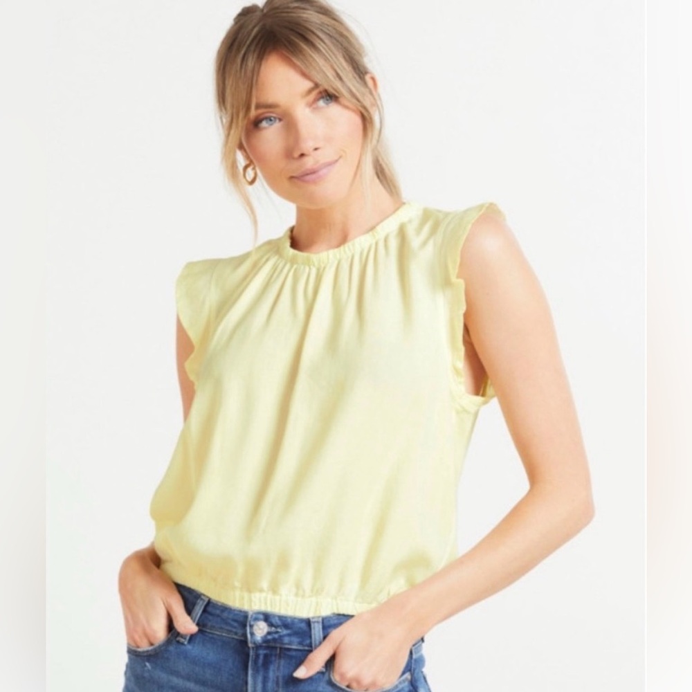 Cloth and Stone Yellow top - L